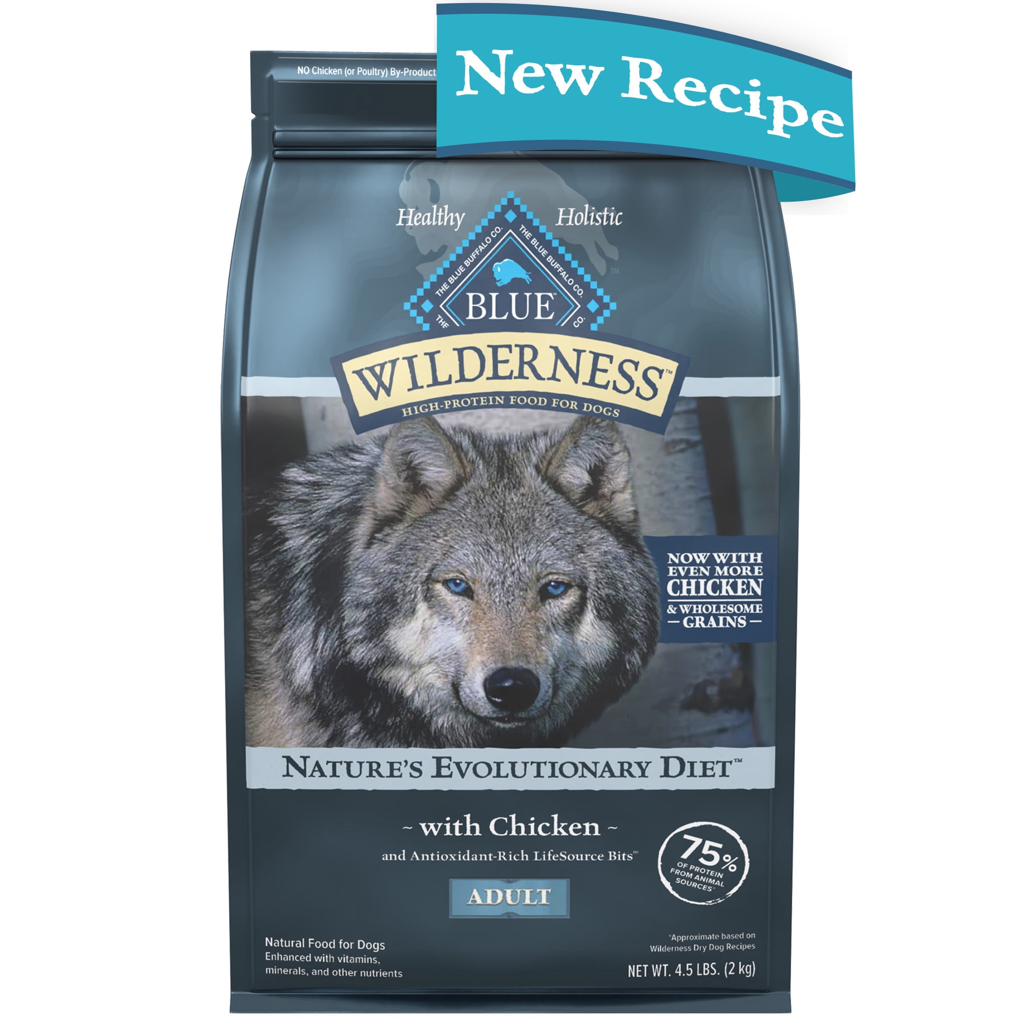 Blue Buffalo Wilderness High Protein Natural Adult Dry Dog Food plus