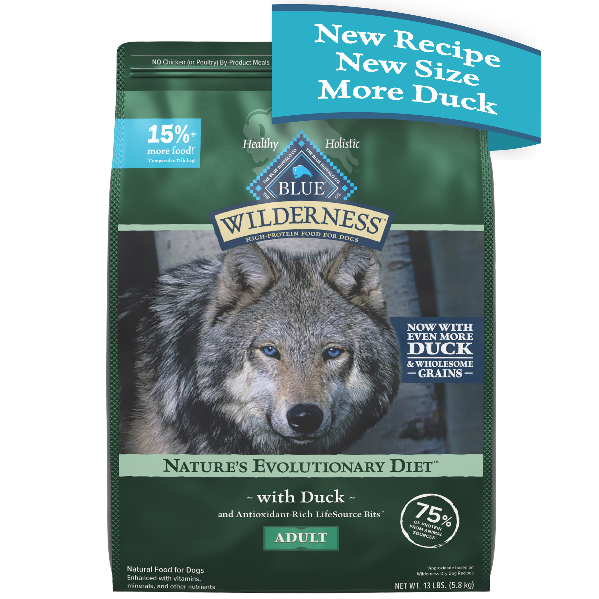 Blue Buffalo Wilderness High Protein Natural Adult Dry Dog Food plus