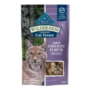 Blue Buffalo Wilderness High Protein Natural Crunchy Cat Treats, Tasty Chicken, 2-oz. Bag