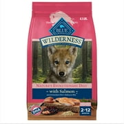 Blue Buffalo Wilderness High-Protein Natural Dry Food for Puppies, Salmon Recipe 4.5-lb. Bag
