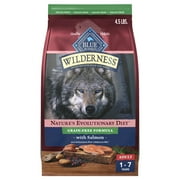 Blue Buffalo Wilderness Adult Grain-Free Dry Dog Food with Natural Ingredients, Salmon, 4.5-lb. Bag