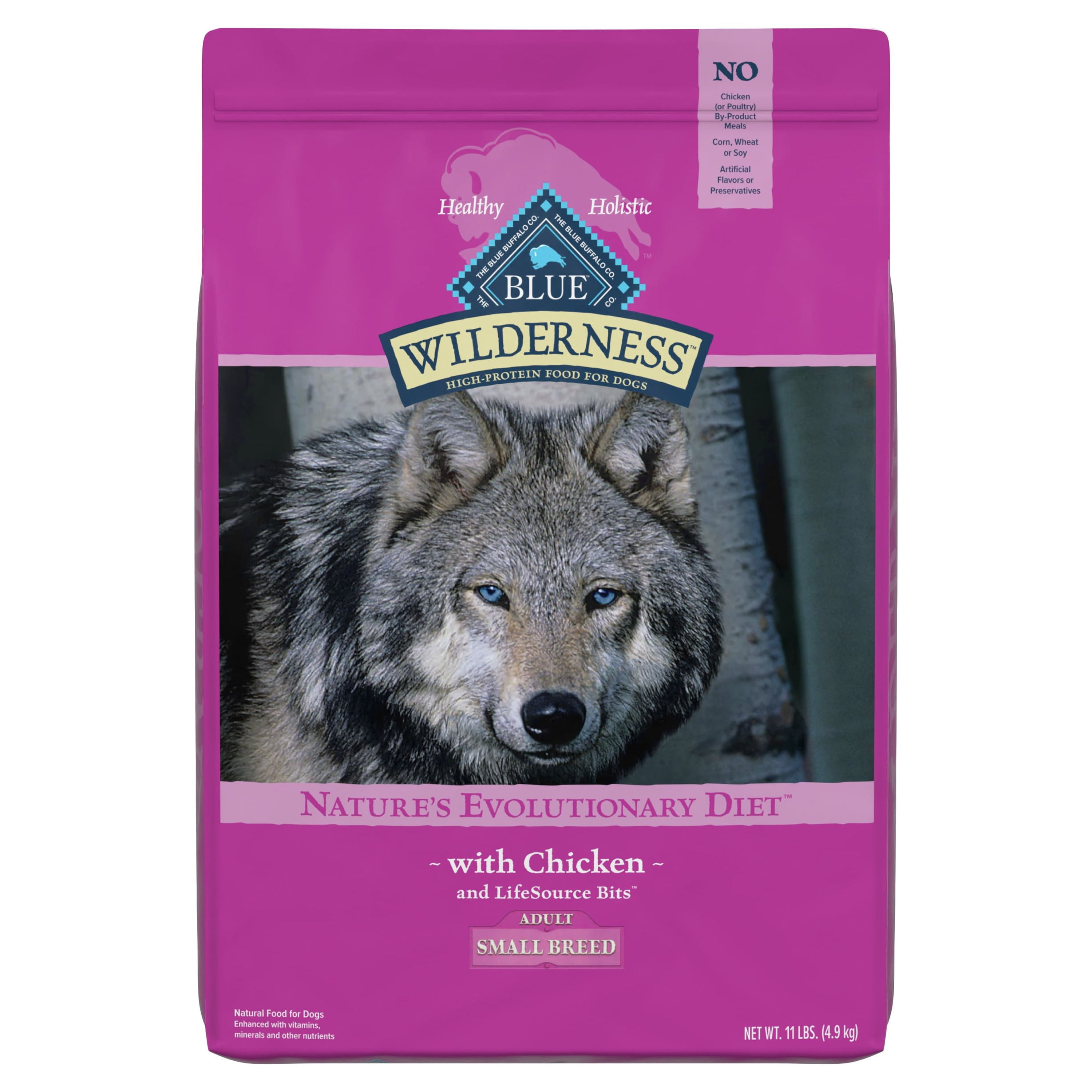Blue wilderness red top meat small breed