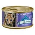 thumbnail image 1 of Blue Buffalo Wilderness Kitten High Protein Grain Free Chicken Wet Cat Food, 24 Pack, 1 of 4
