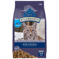 thumbnail image 1 of Blue Buffalo Wilderness Natural High-Protein, Grain-Free Dry Cat Food, Chicken, 4-lb Bag, 1 of 8