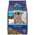thumbnail image 1 of Blue Buffalo Wilderness Natural High-Protein, Grain-Free Dry Cat Food, Chicken, 6-lb. Bag, 1 of 11