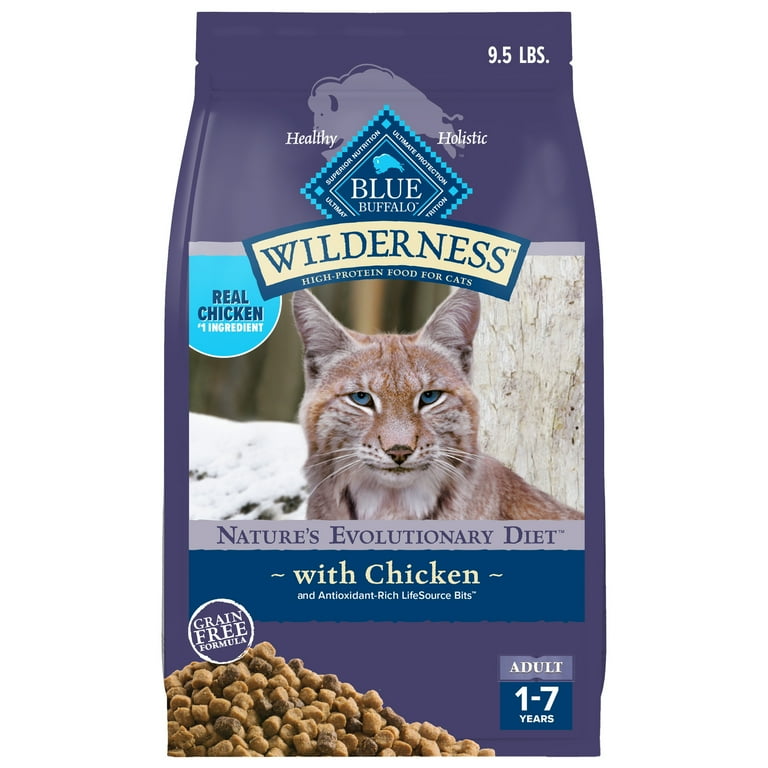 Blue Buffalo Wilderness Natural High-Protein, Grain-Free Dry Cat