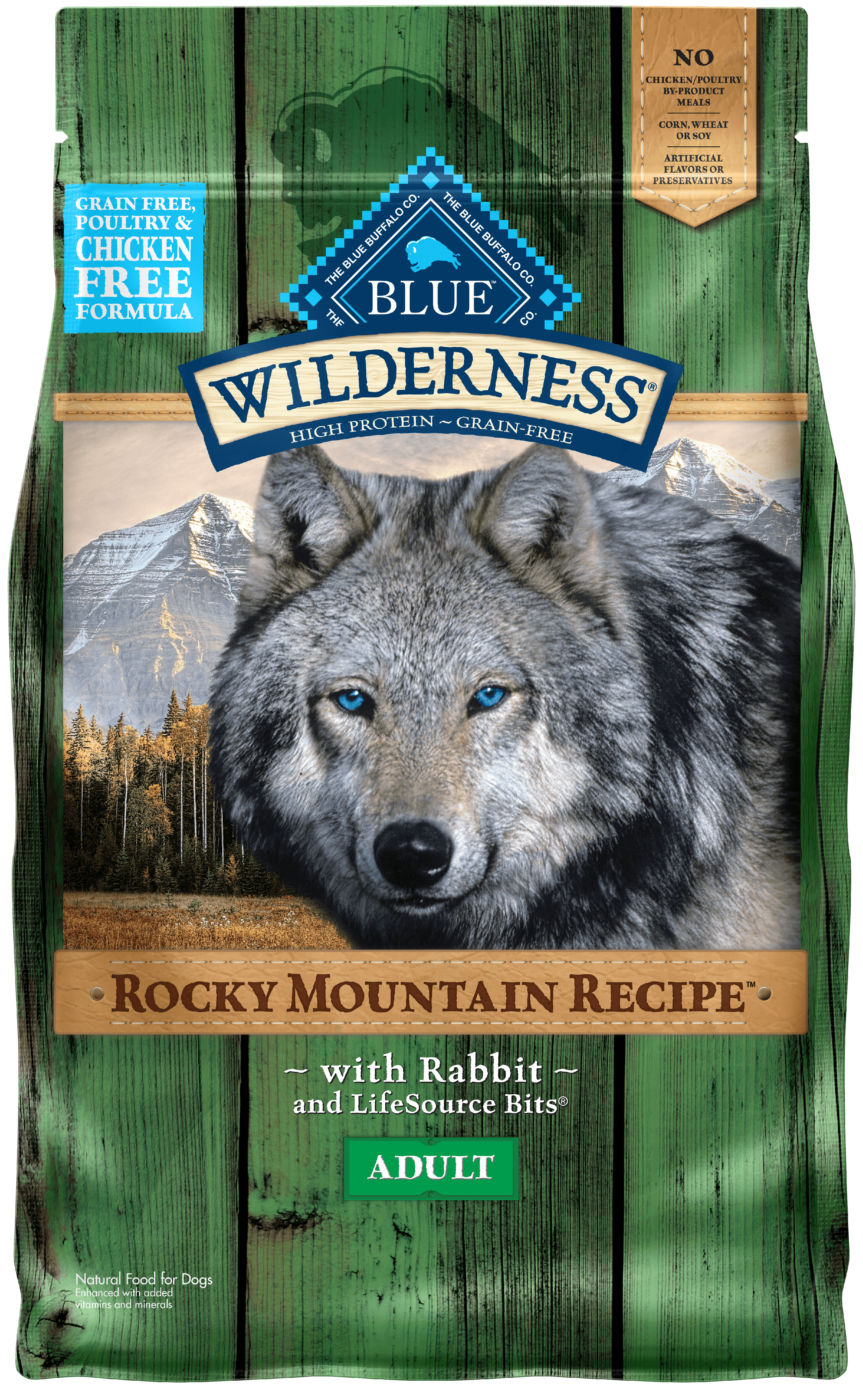 Blue Buffalo Wilderness Rocky Mountain Recipe High Protein Grain