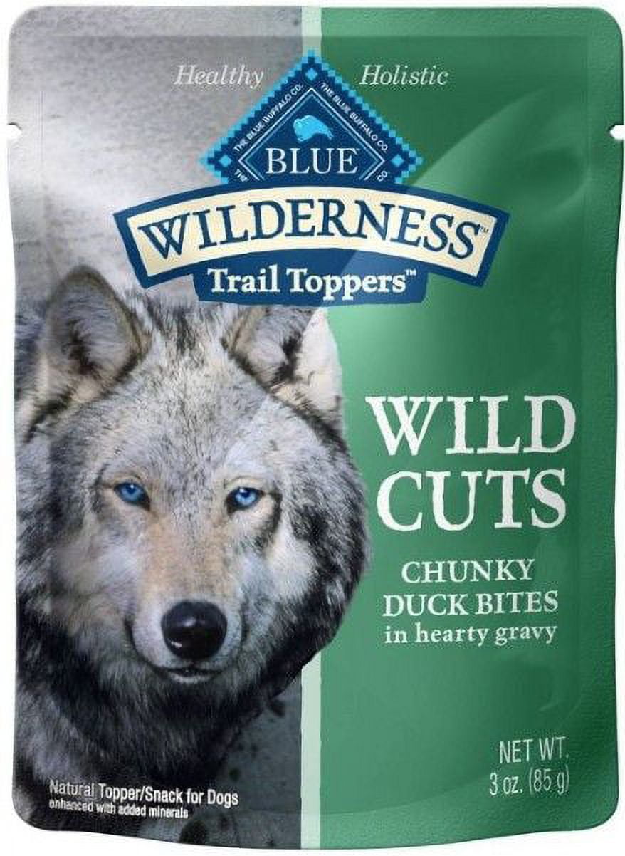 Blue Buffalo Wilderness Trail Toppers Wild Cuts Duck in Gravy, 3 oz