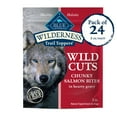 thumbnail image 1 of Blue Buffalo Wilderness Trail Toppers Wild Cuts Dog Wet Food, 3-oz Pouch, 24 Count, 1 of 11