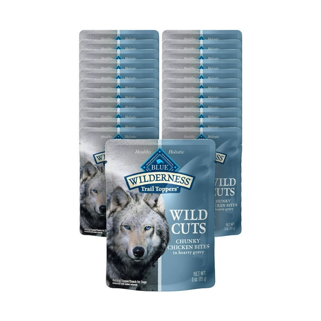 Blue Buffalo Wilderness Trail Toppers Wild Cuts High Protein Natural