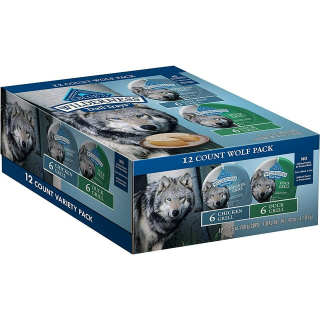 Blue Buffalo Wilderness Trail Trays High Protein, Natural Adult Wet