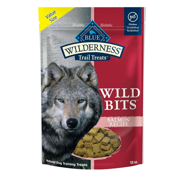 Blue Buffalo Wilderness Trail Treats Wild Bits Training Treats for Dogs, Salmon, 10-oz.