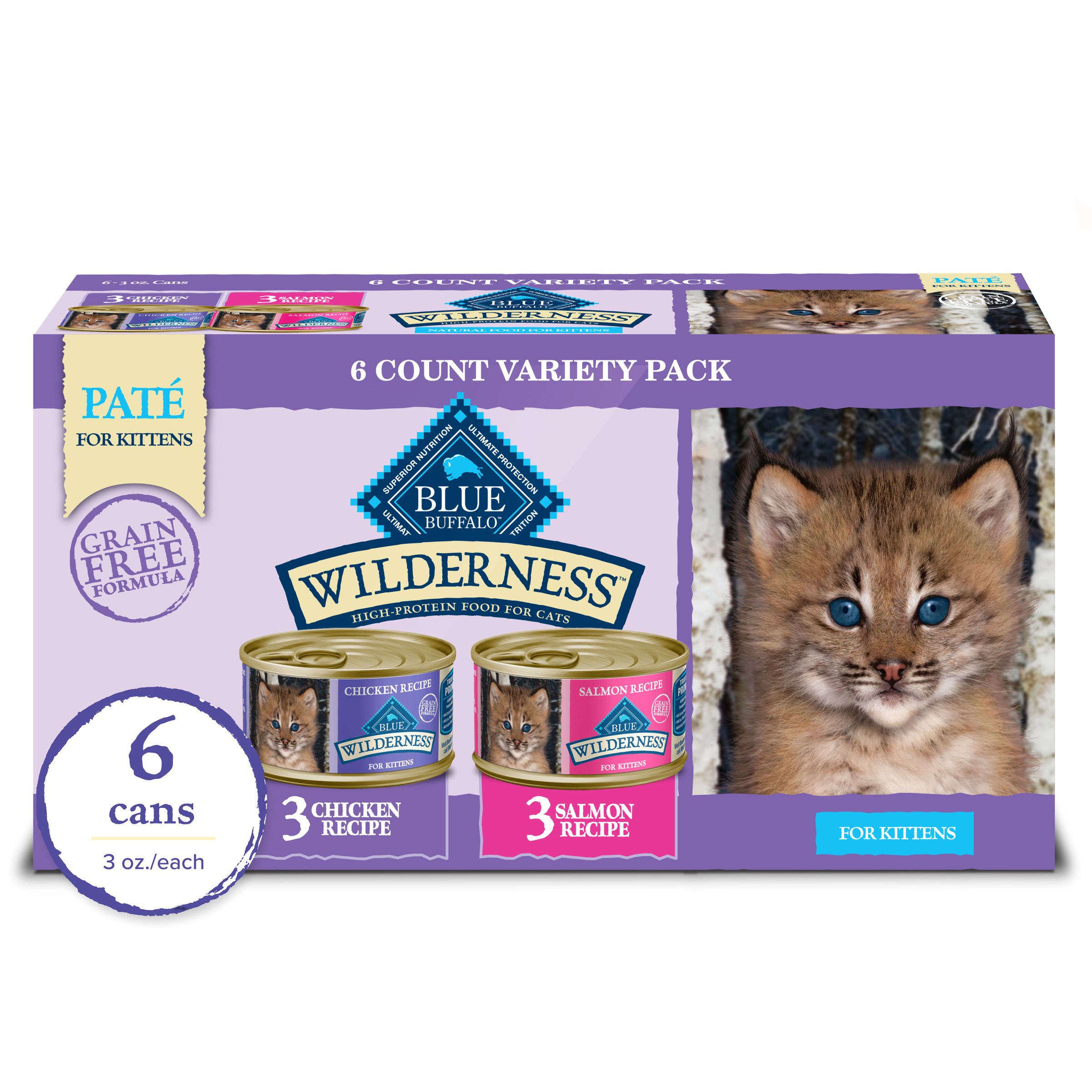 Iams Perfect Portions Healthy Kitten Grain Free Wet Cat Food Pate