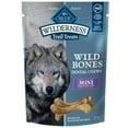 thumbnail image 1 of Blue Buffalo Wilderness Wild Bones Dental Chews Dog Treats, Mini, 27-oz Bag, 1 of 9