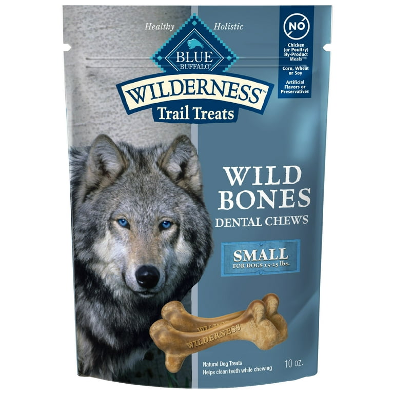 Blue Buffalo Wilderness Wild Bones Dental Chews Large Size for Dogs Blue Buffalo Wilderness Wild Bones Dental Chews Large Size for Dogs