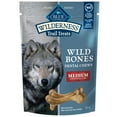 thumbnail image 1 of Blue Buffalo Wilderness Wild Bones Dental Chews Dog Treats, Regular, 10-oz Bag, 1 of 10