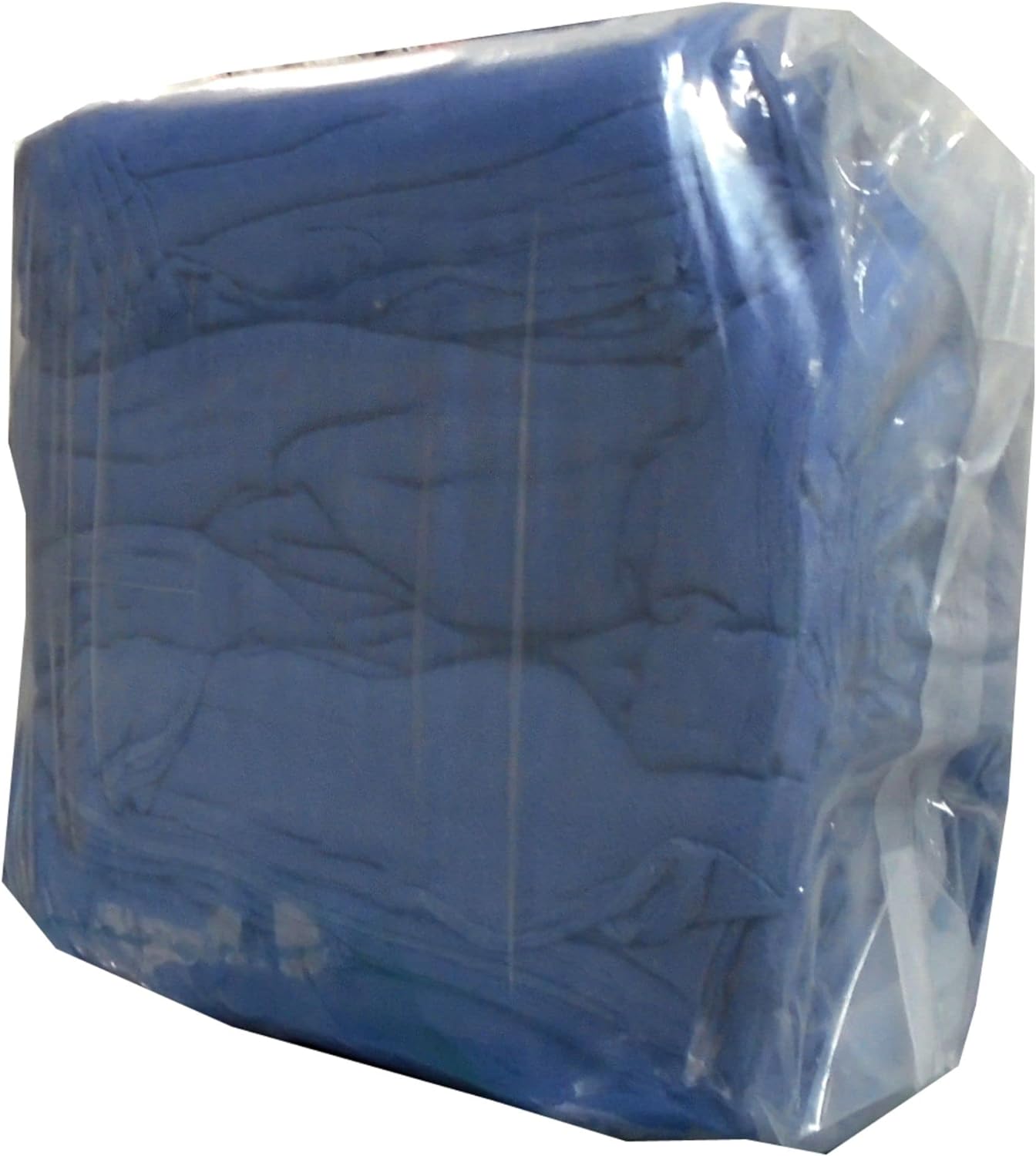 Blue Bulk Industrial Grade Cloth Rags Multipurpose Cleaning, Staining