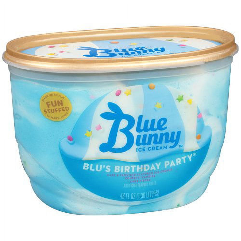 Blue Bunny Blu's Birthday Party Ice Cream, 46oz