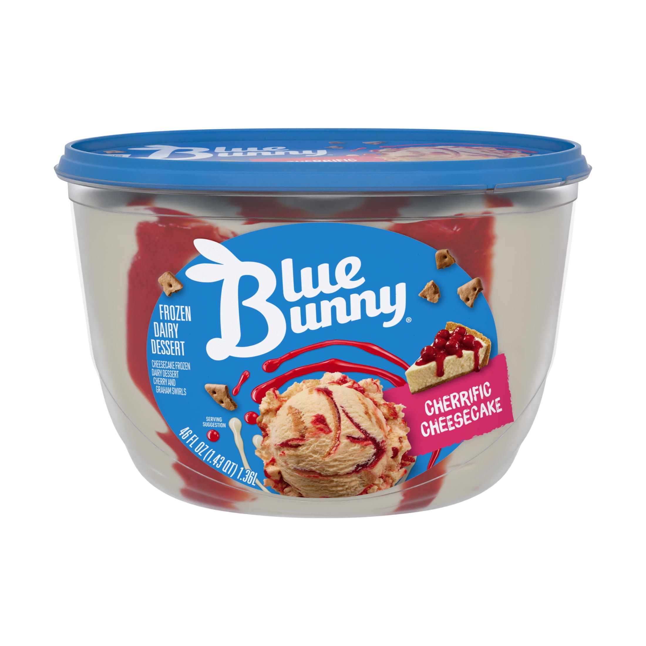 Blue Bunny Cherrific Cheesecake Premium Frozen Dessert, 46 fl oz
