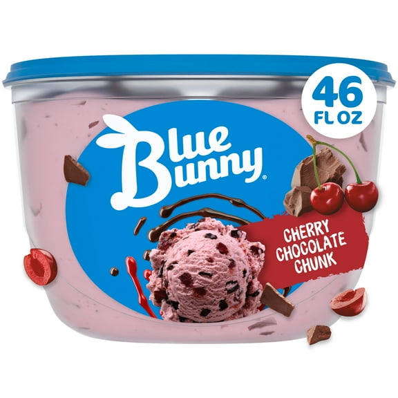 Blue Bunny Cherry Chocolate Chunk Frozen Dairy Dessert, 46 fl oz