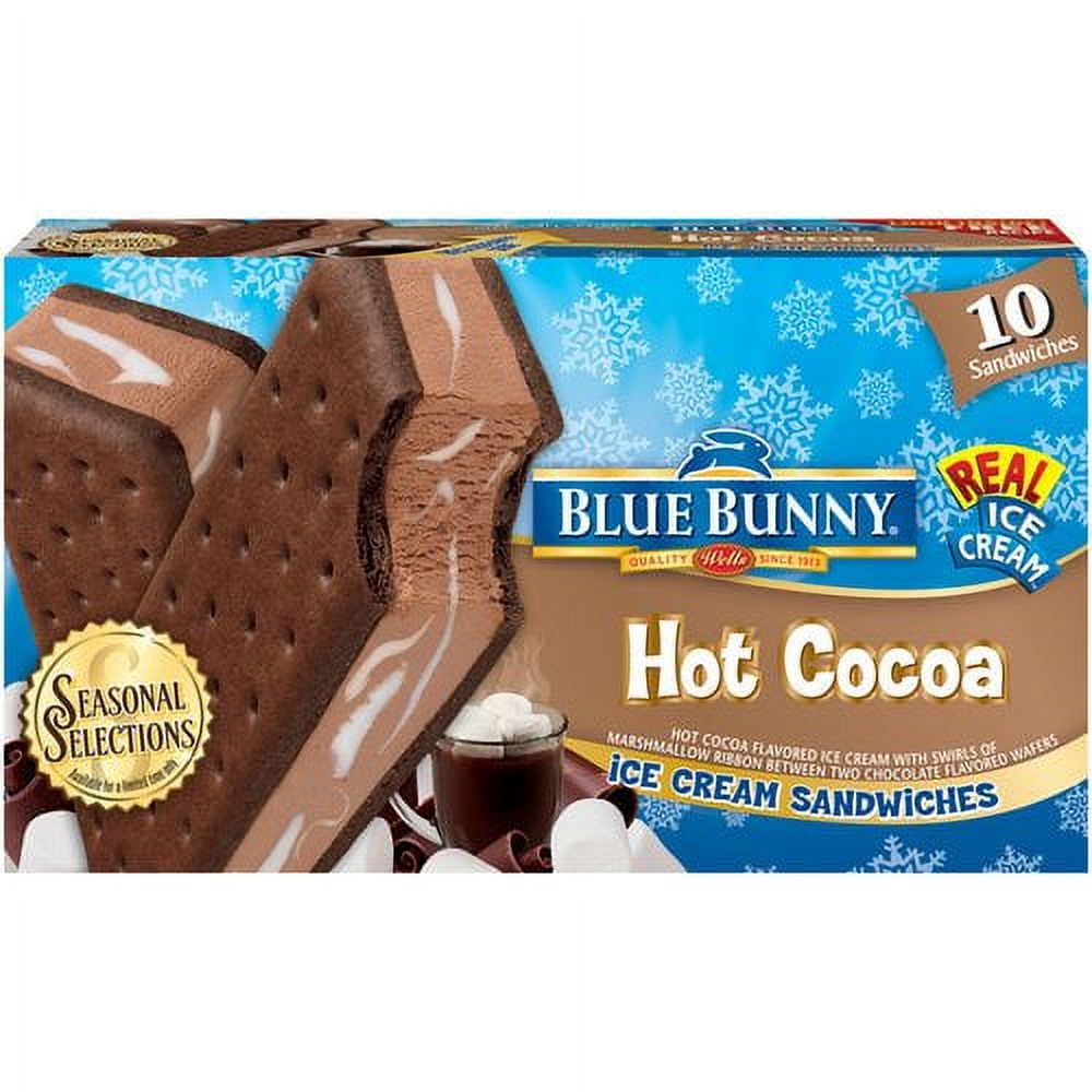 Blue Bunny Hot Cocoa Ice Cream Sandwich