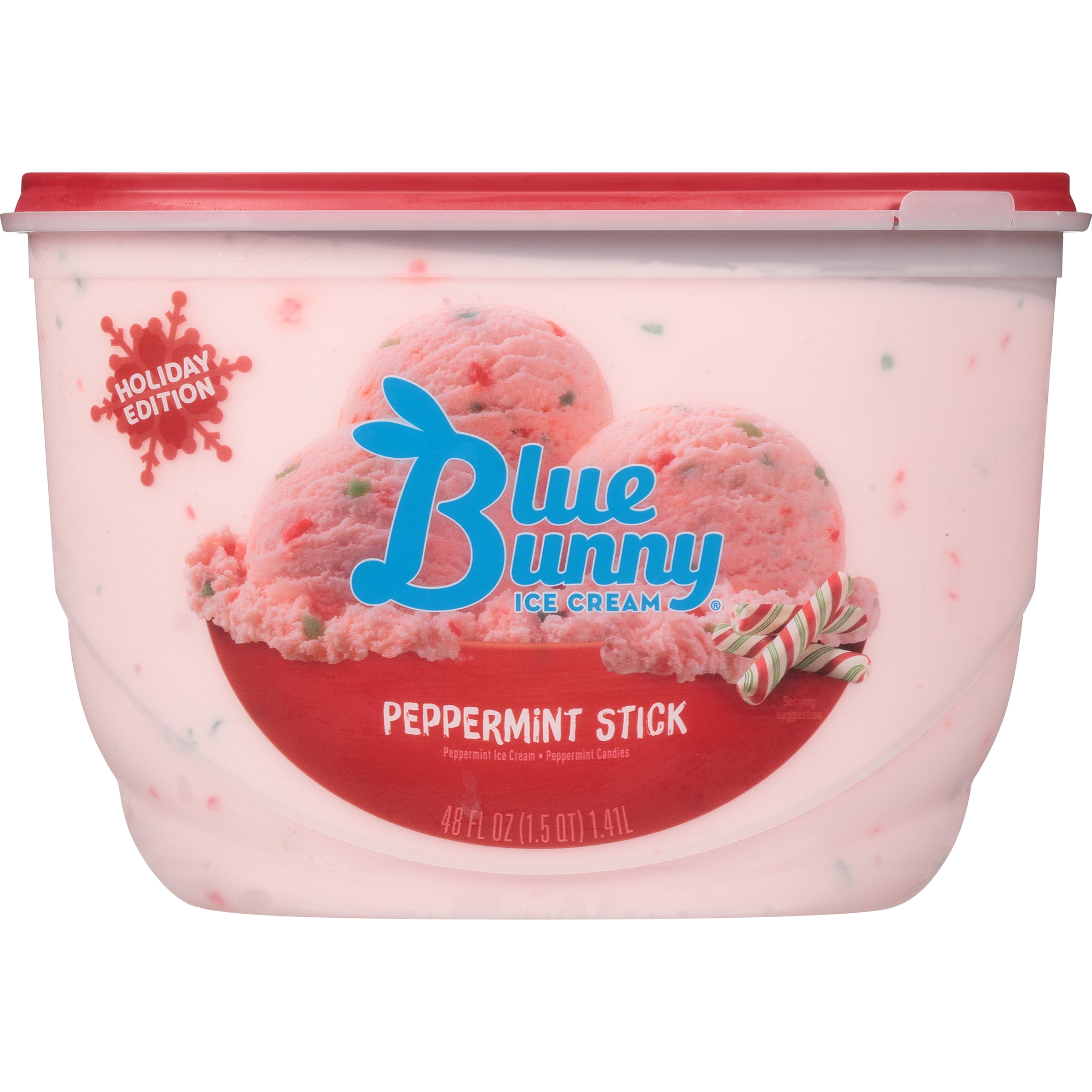 Blue Bunny Peppermint Stick 48 fl oz - Walmart.com