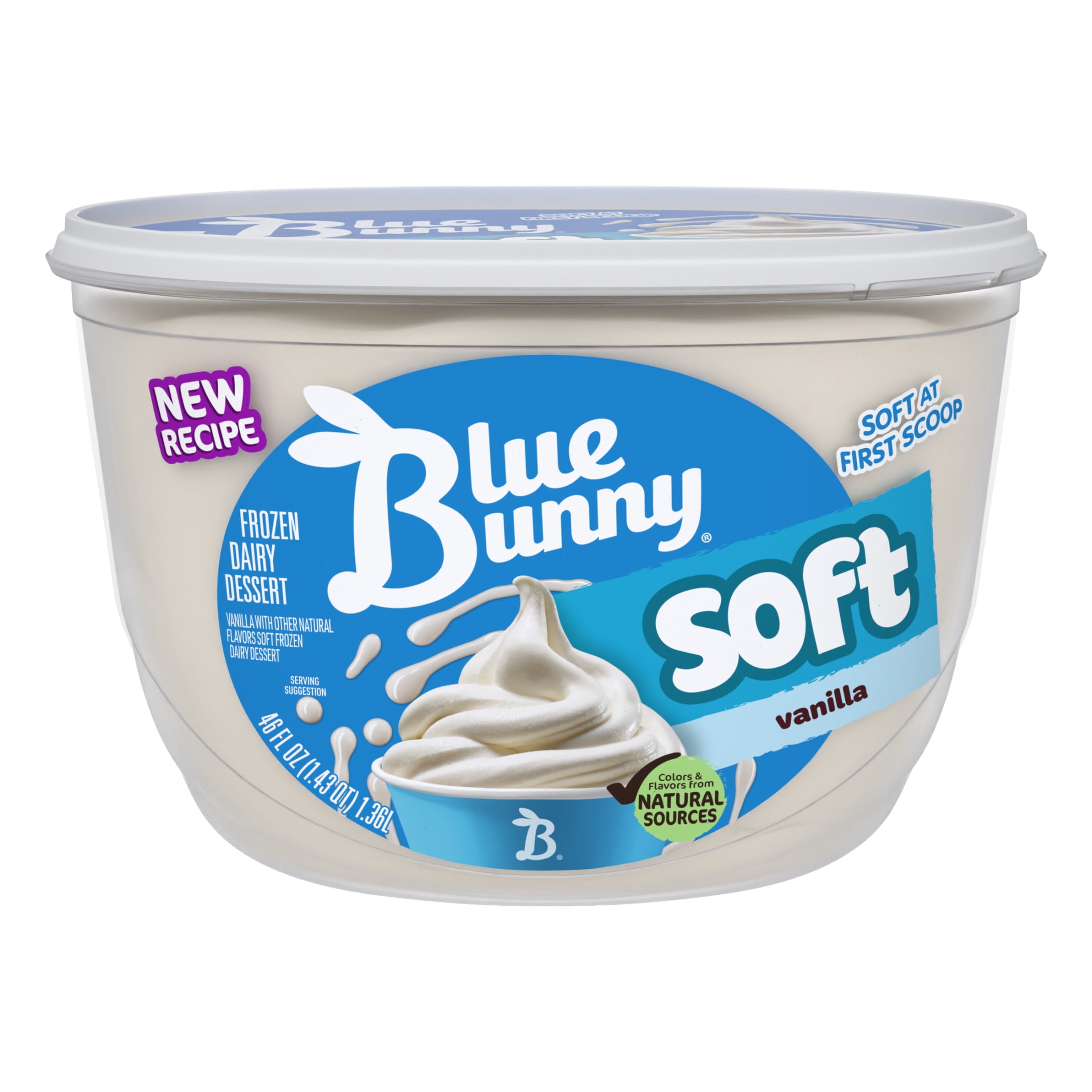 Blue Bunny Vanilla 46oz | Dairy treats for food distributors