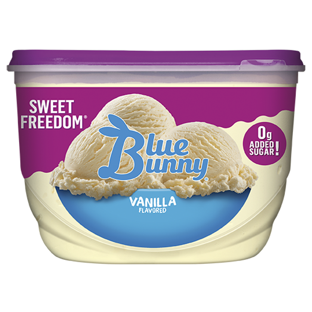 Blue Bunny Sweet Freedom Vanilla Reduced Fat Ice Cream 48 Fl Oz