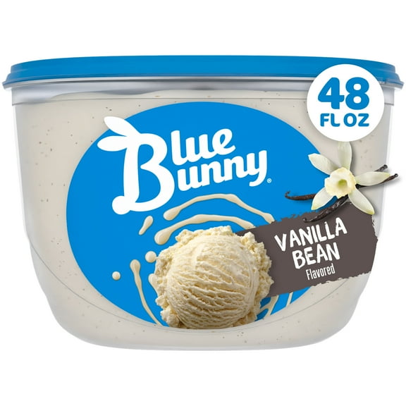 Blue Bunny Vanilla Bean Flavored Ice Cream, 48 fl oz