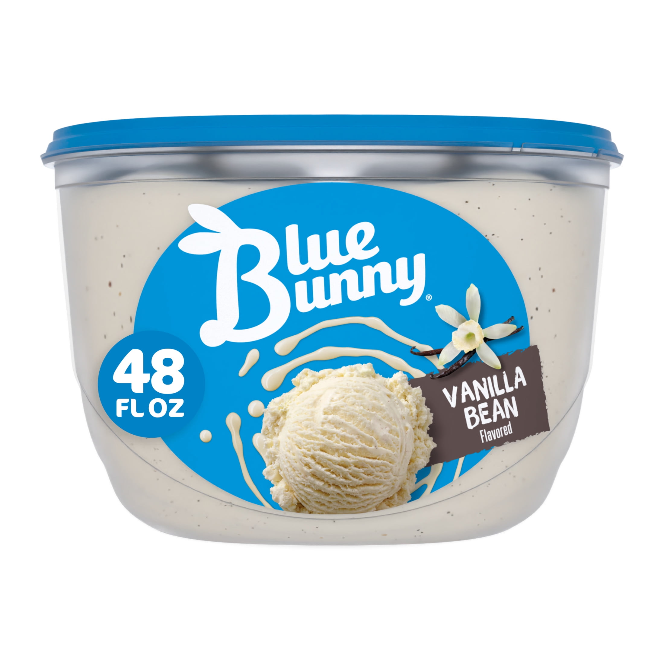 Blue Bunny Vanilla Bean Flavored Ice Cream, 48 fl oz