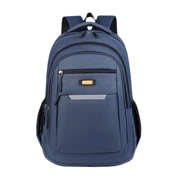 Blue Business Laptop Backpack 16 Inch Computer Bag For Travel College Large Capacity Backpack With Organized Compartments Breathable Mesh Shoulder Straps