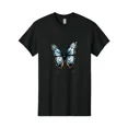 thumbnail image 1 of Blue-Butterfly-6 Mens Graphic Tee, 100% Cotton, Casual Summer Wear, 1 of 2