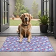 thumbnail image 1 of Blue Butterfly Flower Pattern Door Rugs,Washable Non Slip Door Mats Indoor,Decorative Door Mats,Entry Mat Indoor for Entrance,Bedroom,Kitchen,Bathroom,20"x32", 1 of 6