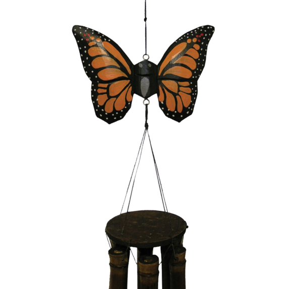 Blue Butterfly Harmony Wind Chime