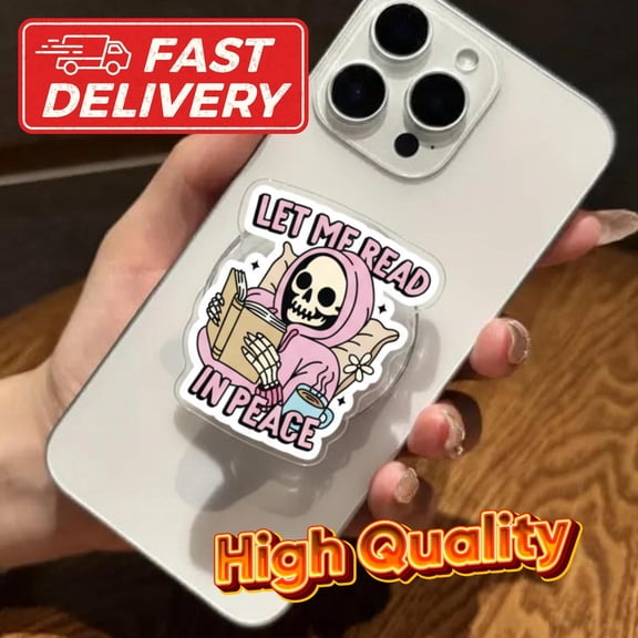 Blue Butterfly MagSafe Grip Handmade Floral Magnetic Phone & Tablet Accessory, Gift for her