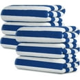 thumbnail image 1 of Belem Cabana Stripe Cotton Beach Towels, Quick Dry, Extra Large (30x60), Bulk Pack of 5 Dozen for Pool, Bath, 1 of 8