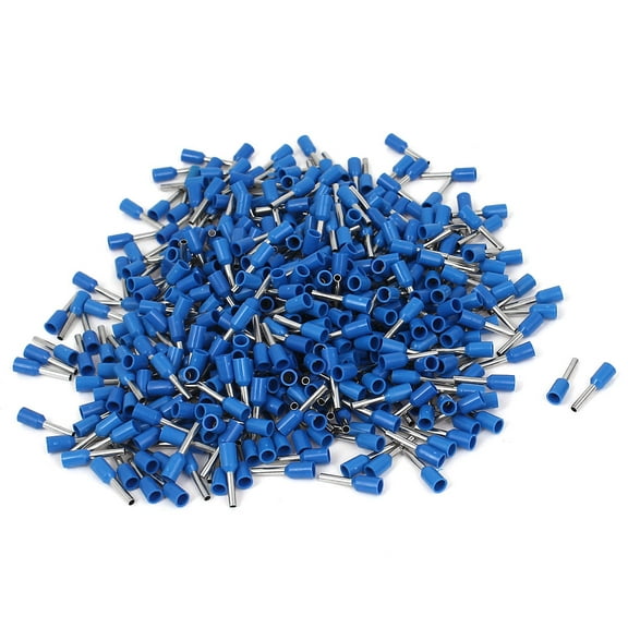 Blue Cable E1008 18 AWG Pre Insulating Ferrules Connectors 490Pcs