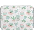 thumbnail image 1 of Blue Cactus Dish Drying Mat Microfiber Drying Pad for Kitchen Counter Absorbent Mat Drying Pad Sink Mat 18 x 24 Inch, 1 of 7