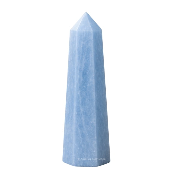 Blue Calcite Crystal Tower Obelisk Point (2" to 3" INCH)