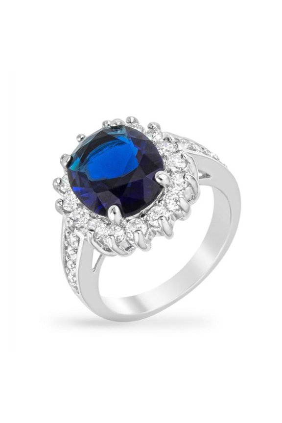 Blue Cambridge Elegance Ring