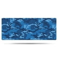 thumbnail image 1 of Blue Camo Classic Pattern Bathroom Rugs Mat,Non Slip Microfiber Bathroom Rug,Rubber Backing,Soft Bathroom Mats for Bathroom Floor,Tub and Shower,60x24in(150x60cm), 1 of 5