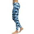 thumbnail image 1 of Blue Camo Leggings Size: XS for Women | FIERCEPULSE, 1 of 1
