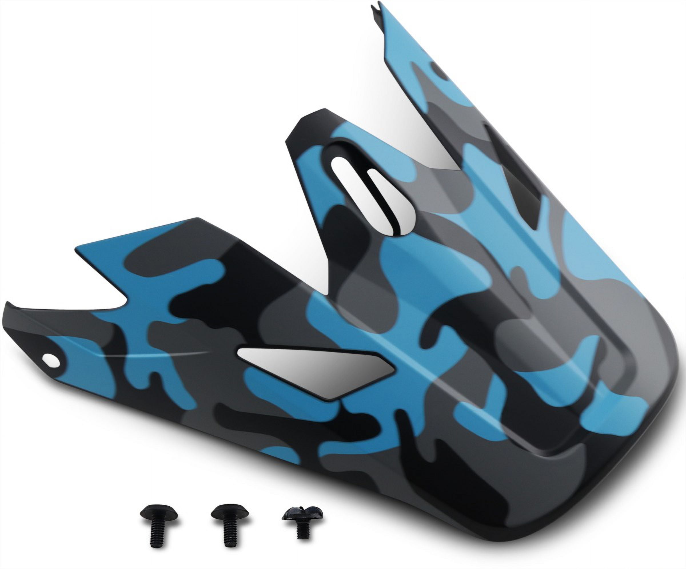 Blue Camo Rise Visor Kit