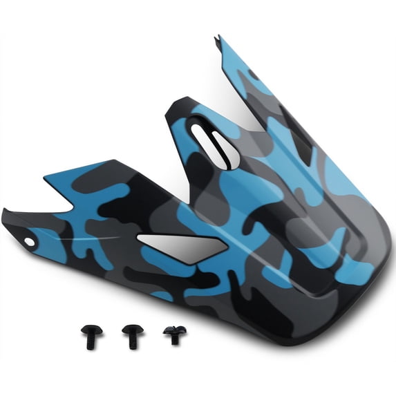 Blue Camo Rise Visor Kit