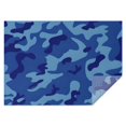 thumbnail image 1 of Blue Camo Wavy Shapes Pattern Rectangle Tablecloth 60"x84",Waterproof Polyester Rectangle Table Cloth, Wipeable Spillproof Polyester Tablecloth for Dining, Camping, Indoor and Outdoor, 1 of 5
