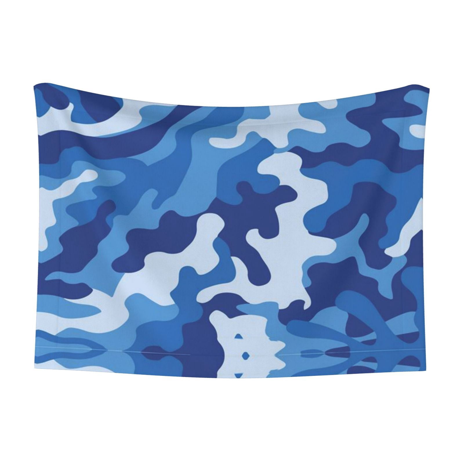 Blue Camouflage Dog Blanket Soft Warm Flannel Cat Blanket Great Pet Throw for Cats Puppy Small Medium Large Dog