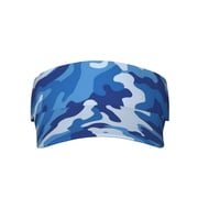 Blue Camouflage Visor Hats Adjustable Beach Sun Visors Sports Outdoor Visor For Women Men