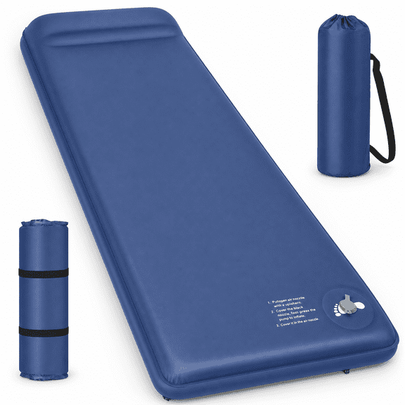 Blue Camping Sleeping Pad