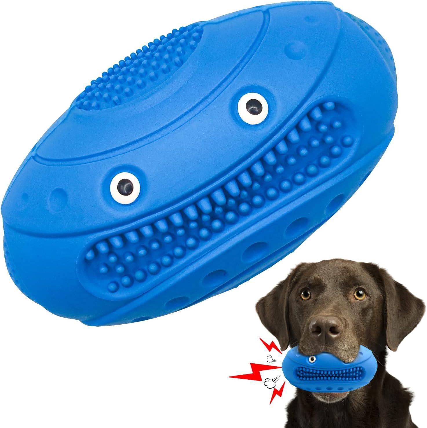 Blue, Car Dog Toy Chew Toy Indestructible Dog Toy, Durable Rubber Teeth