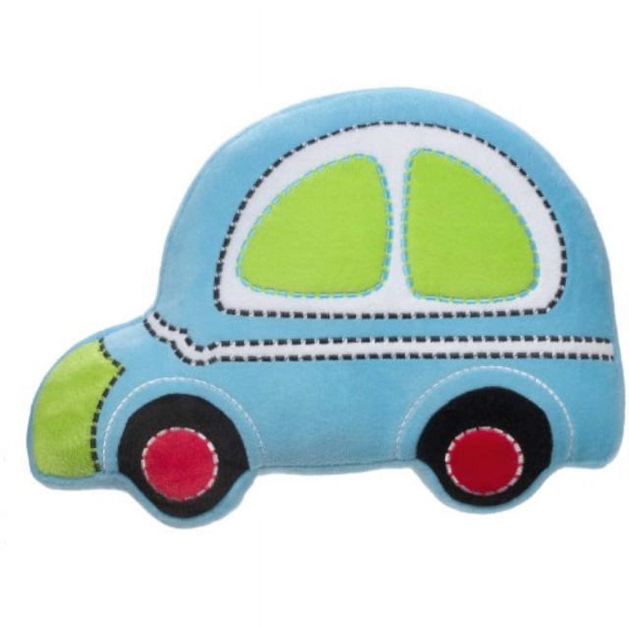 Blue Car Plush Pillow  - By Ganz